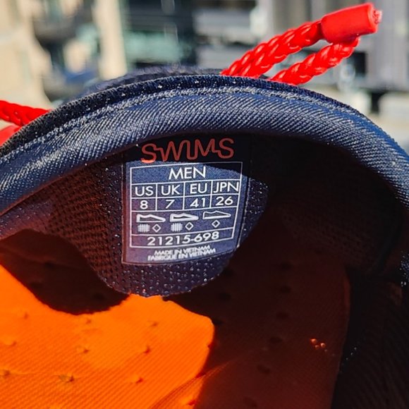 SWIMS navy and red braided loafer - Picture 5 of 5